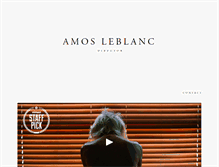 Tablet Screenshot of amosleblanc.com